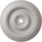 Ekena Millwork Classic Ceiling Medallion (Fits Canopies up to 8 1/4"), 44 1/2"OD x 4"ID x 4 "P, Ultra Pure White CM44CLUWF - alternate 1